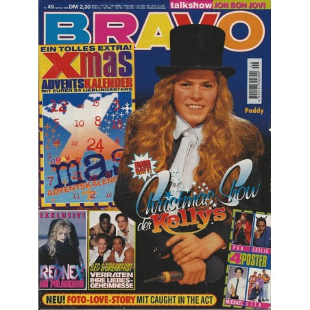 BRAVO Nr.49 / 30 November 1995 - Chistmas Show der Kellys