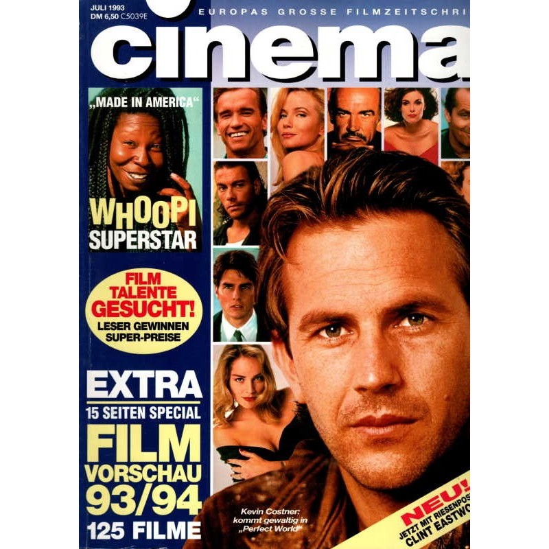 CINEMA 7/93 Juli 1993 - Kevin Costner
