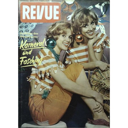 Neue Revue Nr.6 / 7 Februar 1959 - Karneval & Fasching