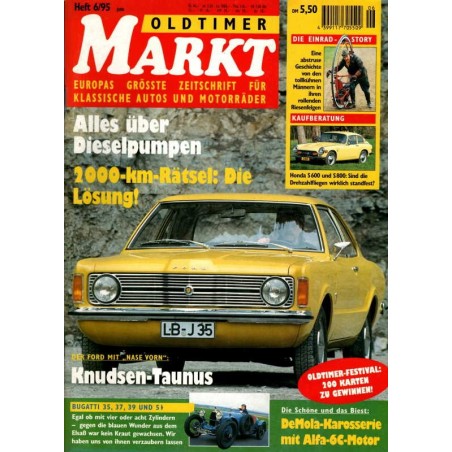Oldtimer Markt Heft 6/Juni 1995 - Knudsen Taunus