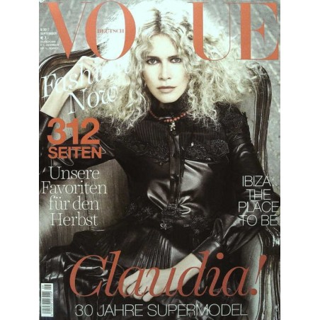 Vogue 9/September 2017 - Claudia Schiffer