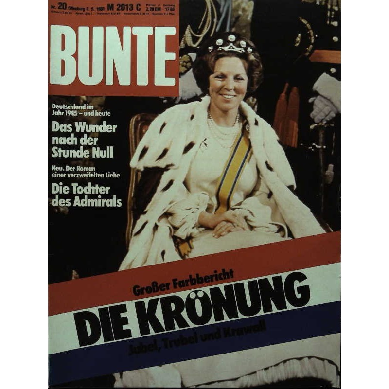 BUNTE Nr.20 / 8 Mai 1980 - Die Krönung