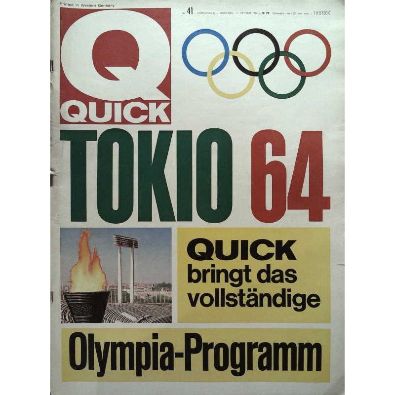 Quick Heft Nr.41 / 11 Oktober 1964 - Tokio 64