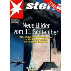 stern Heft Nr.37 / 5 September 2002 - Neue Bilder vom 11 September