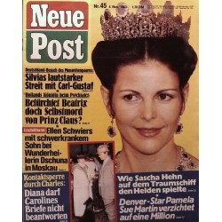 Neue Post Nr.45 / 4 November 1983 - Königin Silvia