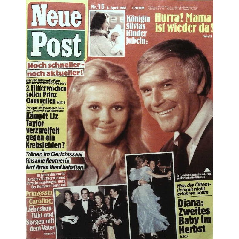 Neue Post Nr.15 / 8 April 1983 - Fuchsberger & Heidi Hansen