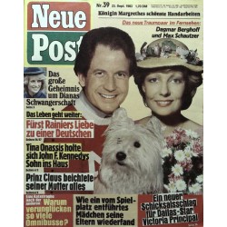 Neue Post Nr.39 / 23 September 1983 - Dagmar Berghoff & Max Schautzer