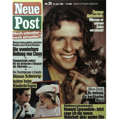 Neue Post Nr.25 / 16 Juni 1983 - Thomas Gottschalk