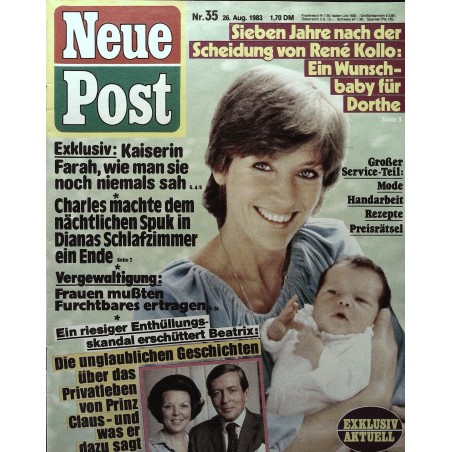 Neue Post Nr.35 / 26 August 1983 - Dorthe Kollo