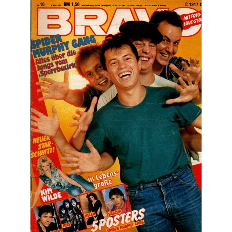 BRAVO Nr.10 / 4 März 1982 - Spider Murphy Gang