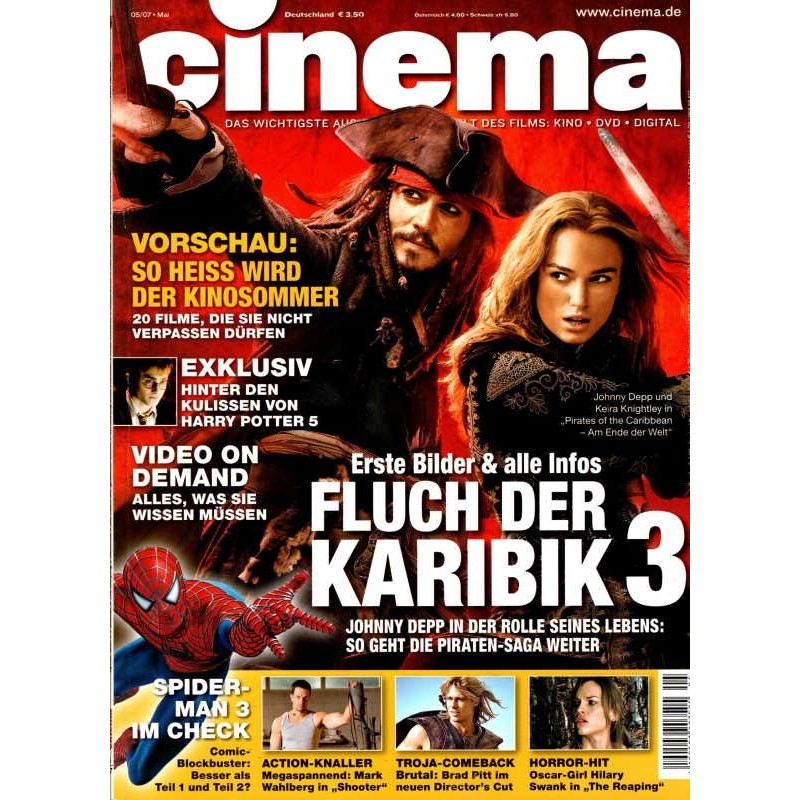 CINEMA 5/07 Mai 2007 - Fluch der Karibik 3