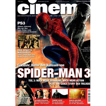 CINEMA 4/07 April 2007 - Spider Man 3