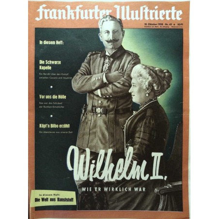 Frankfurter Illustrierte Nr.42 / 18 Oktober 1958 - Wilhelm II