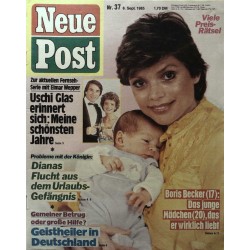 Neue Post Nr.37 / 6 September 1985 - Uschi Glas