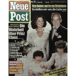 Neue Post Nr. 21 / 15 Mai 1987 - Rainer & Ira von Fürstenberg