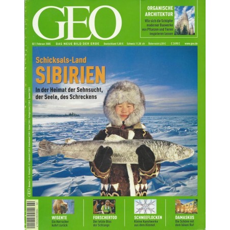 Geo Nr. 2 / Februar 2005 - Schiksals-Land Sibirien