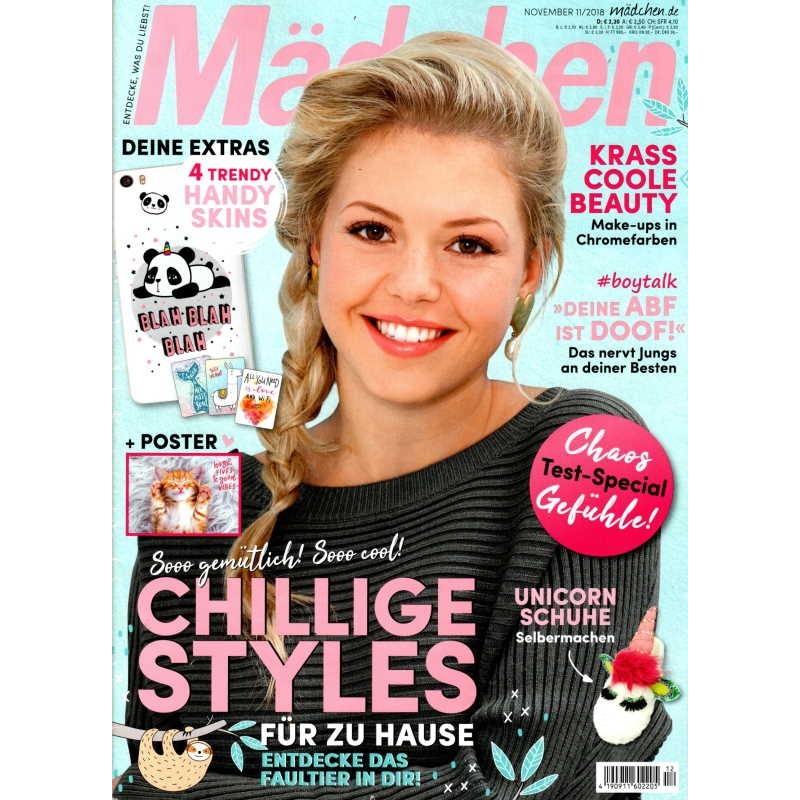 Mädchen Nr.11 / November 2018 - Chillige Styles