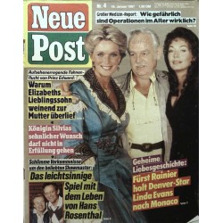 Neue Post Nr.4 / 16 Januar 1987 - Geheime Liebesgeschichte
