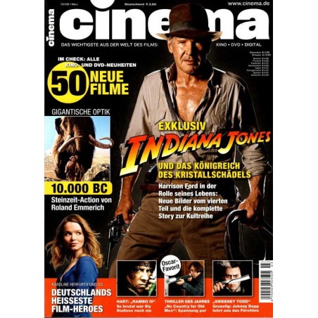 CINEMA 3/08 März 2008 - Indiana Jones