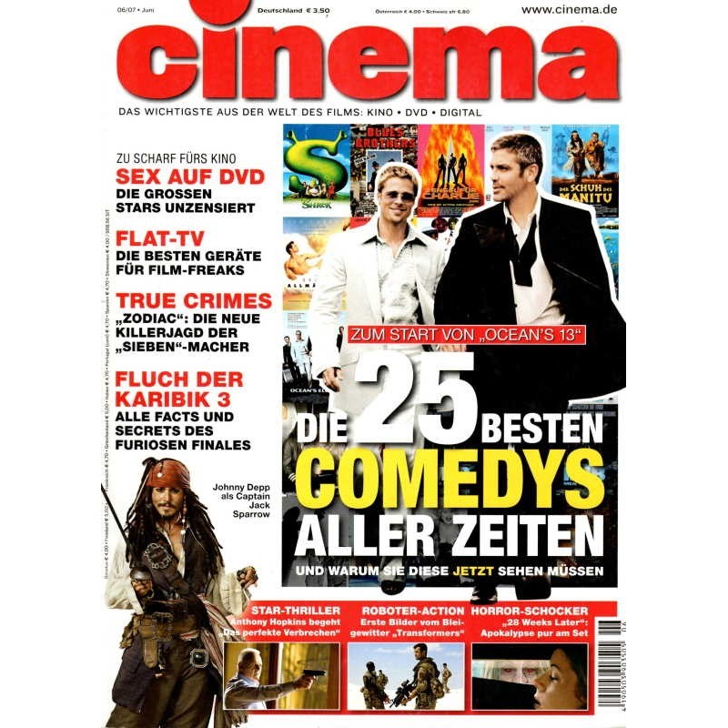 CINEMA 6/07 Juni 2007 - Die 25 besten Comedys