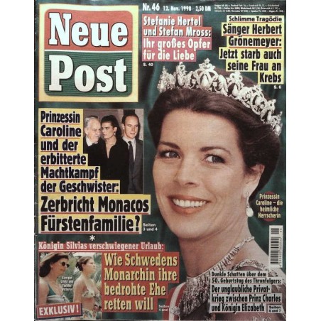 Neue Post Nr.46 / 12 November 1998 - Prinzessin Caroline
