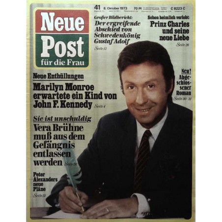 Neue Post Nr.41 / 8 Oktober 1973 - Peter Alexander