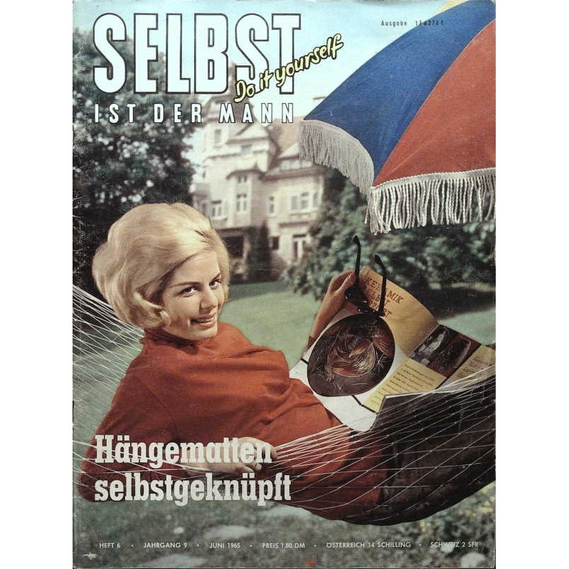 Selbst ist der Mann 6/65 Juni 1965 - Hängematten