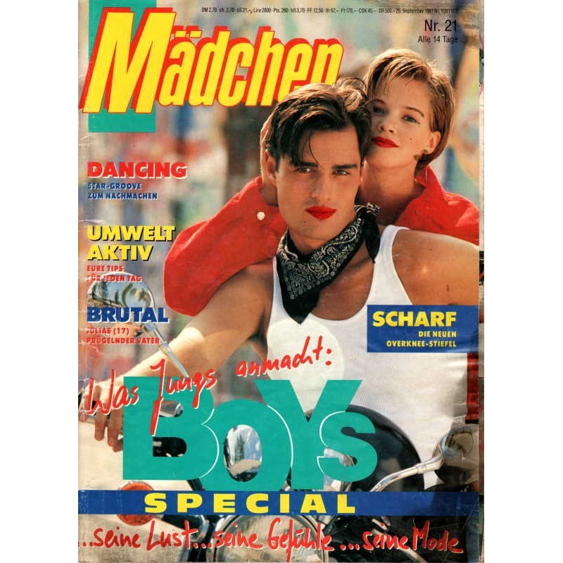 Mädchen Nr.21 / 25 September 1991 - Was Jungs anmacht!
