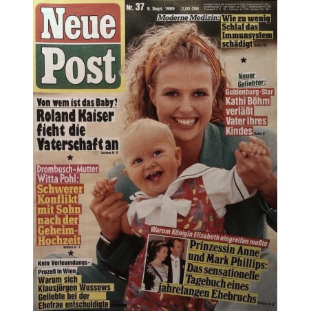 Neue Post Nr.37 / 8 September 1989 - Kathi Böhm
