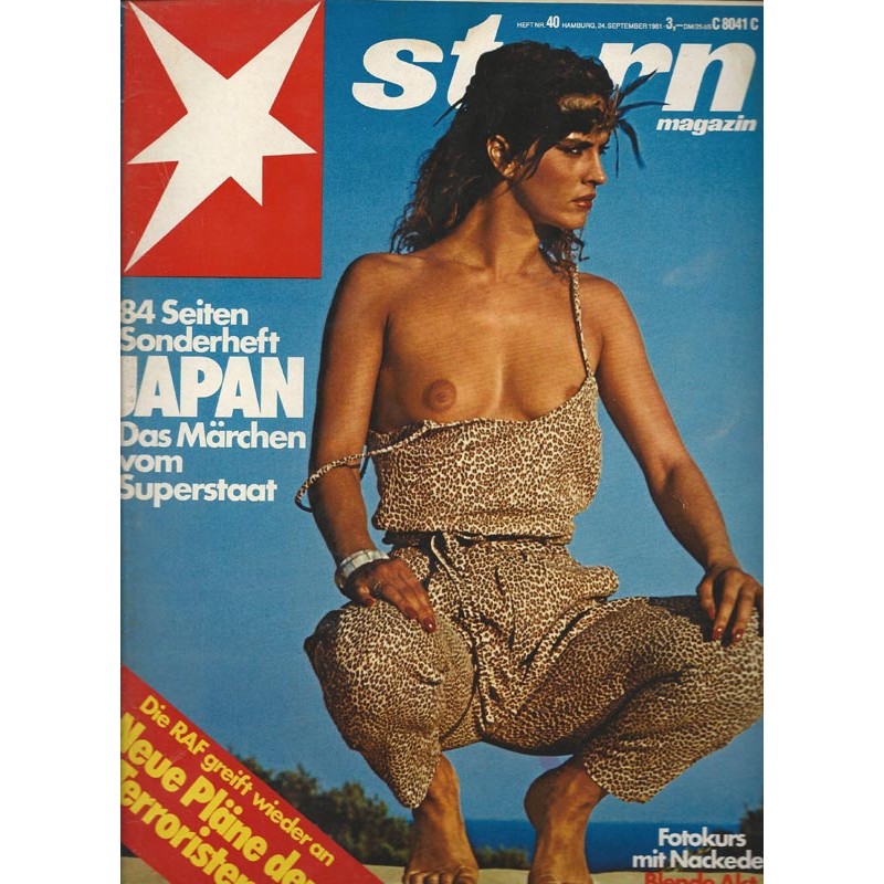 stern Heft Nr.40 / 24 September 1981 - Fotokurs mit Nackedei Blende Akt