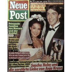Neue Post Nr.11 / 10 März 1989 - Sascha Hehn & Anja Kruse