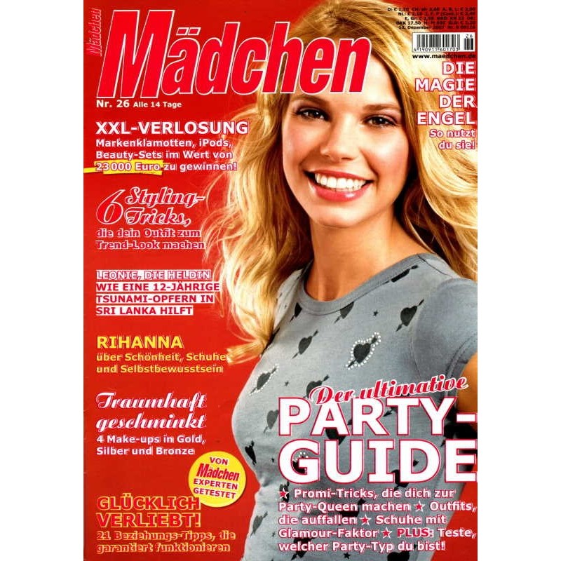 Mädchen Nr.26 / 12 Dezember 2007 - Party Guide