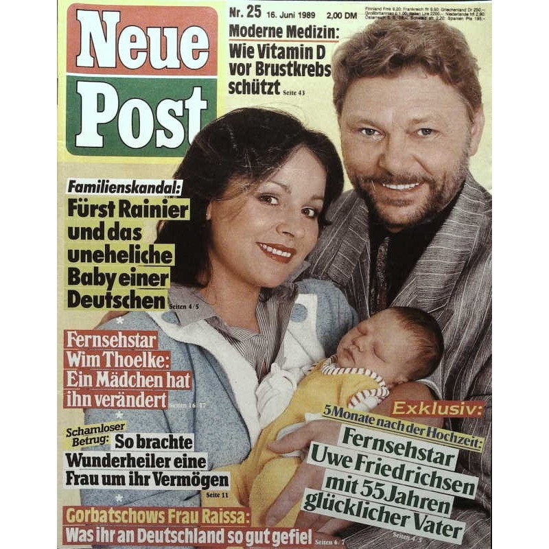 Neue Post Nr.25 / 16 Juni 1989 - Uwe Friedrichsen