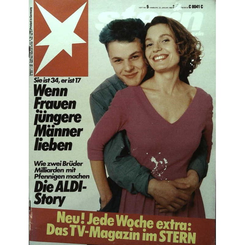 stern Heft Nr.5 / 23 Januar 1986 - Sie ist 34, er ist 17