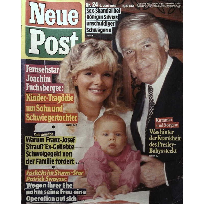Neue Post Nr.24 / 9 Juni 1989 - Joachim Fuchsberger