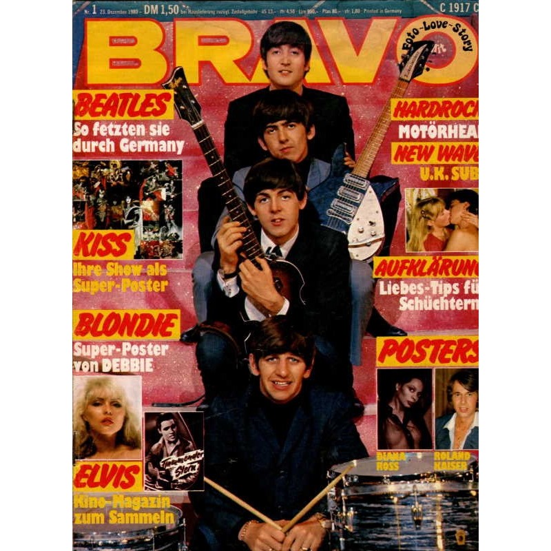 BRAVO Nr.1 / 23 Dezember 1980 - Beatles