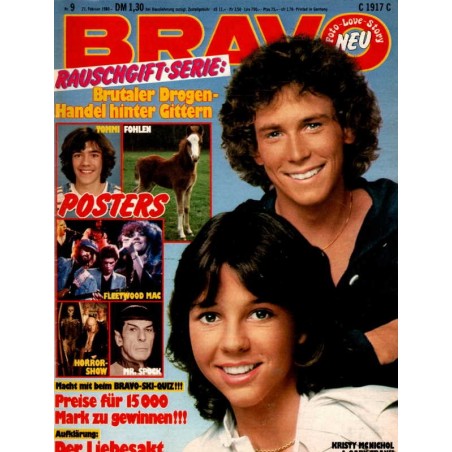 BRAVO Nr.9 / 21 Februar 1980 - Kristy McNichol & Gary Frank