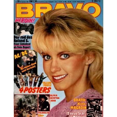 BRAVO Nr.39 / 18 September 1980 - Olivia Newton-John