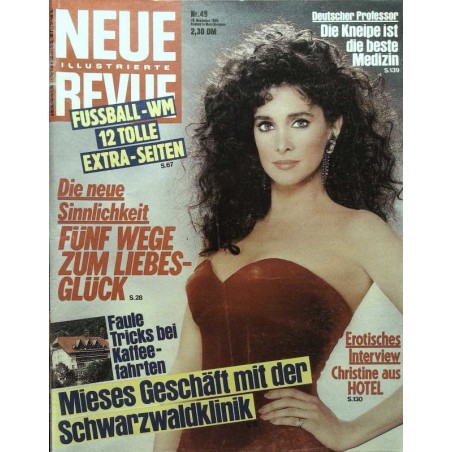Neue Revue Nr.49 / 29 November 1985 - Connie Sellecca