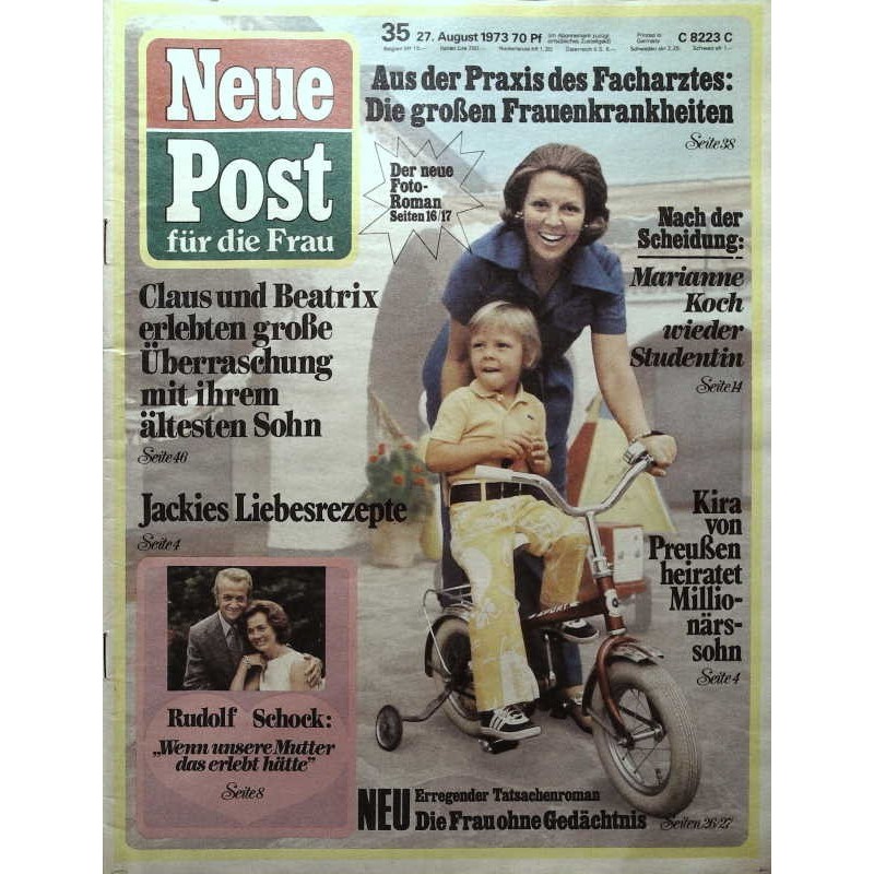 Neue Post Nr.35 / 27 August 1973 - Beatrix und ihr Sohn