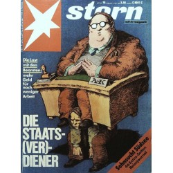 stern Heft Nr.16 / 14 April 1988 - Die Staats(ver)diener