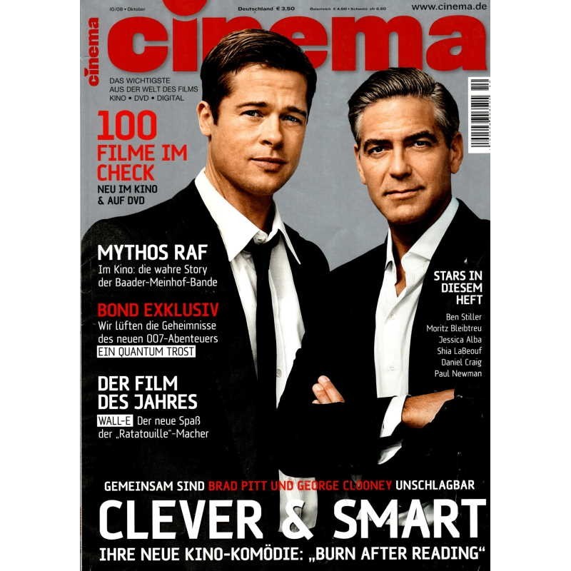 CINEMA 10/08 Oktober 2008 - Clever & Smart
