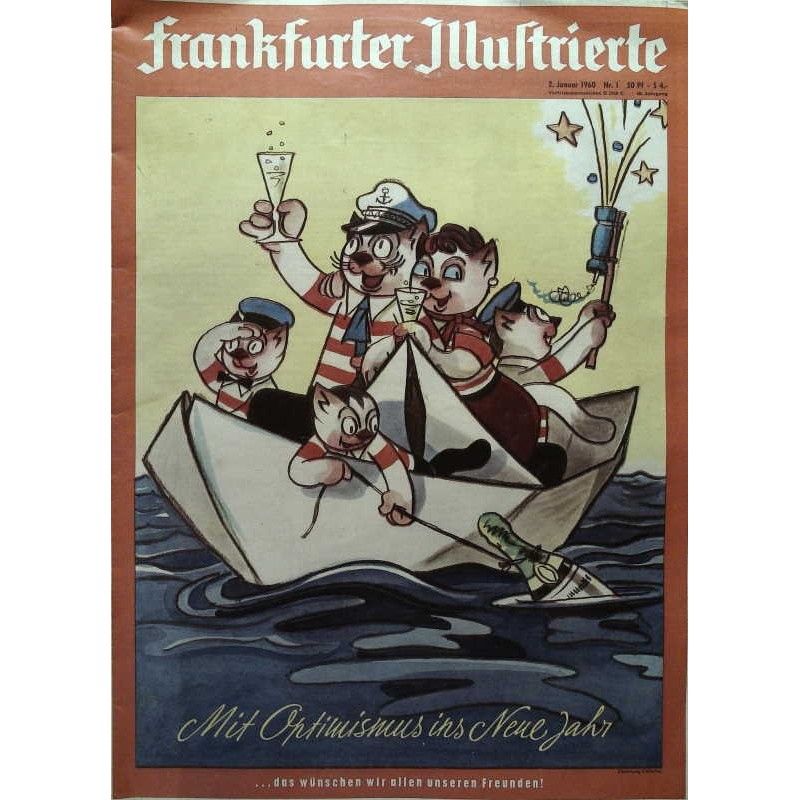 Frankfurter Illustrierte Nr.1 / 2 Januar 1960 - Mit Optimismus