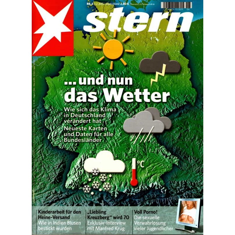stern Heft Nr.6 / 1 Februar 2007 - ...und nun das Wetter