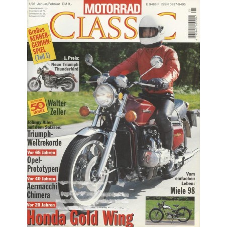 Motorrad Classic 1/96 - Januar/Februar 1996 - Honda Gold Wing