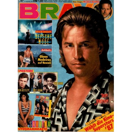 BRAVO Nr.47 / 12 November 1987 - Don Johnson