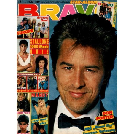 BRAVO Nr.21 / 14 Mai 1987 - Don Johnson & Miami Vice