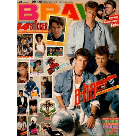 BRAVO Nr.31 / 23 Juli 1987 - a-ha im Dienst von 007