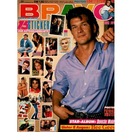 BRAVO Nr.51 / 10 Dezember 1987 - Patrick Swayze