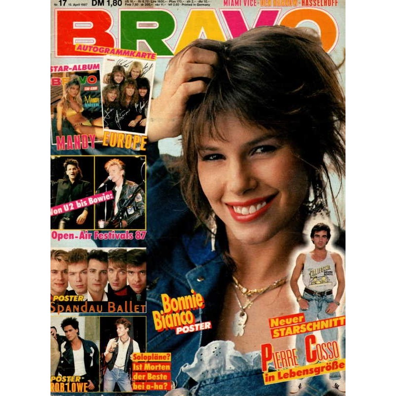 BRAVO Nr.17 / 15 April 1987 - Bonnie Bianco